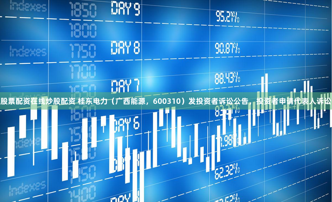 股票配资在线炒股配资 桂东电力（广西能源，600310）发投资者诉讼公告，投资者申请代表人诉讼