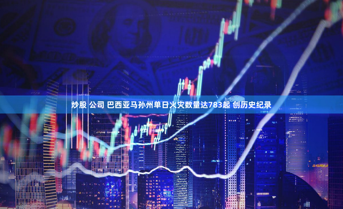 炒股 公司 巴西亚马孙州单日火灾数量达783起 创历史纪录
